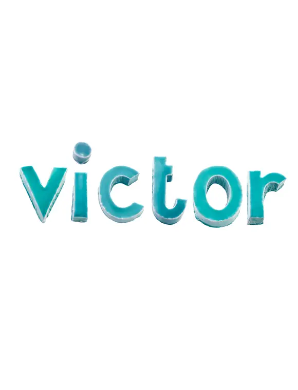 Buchstaben türkis von MV-CERAMIC Begrenztes Angebot