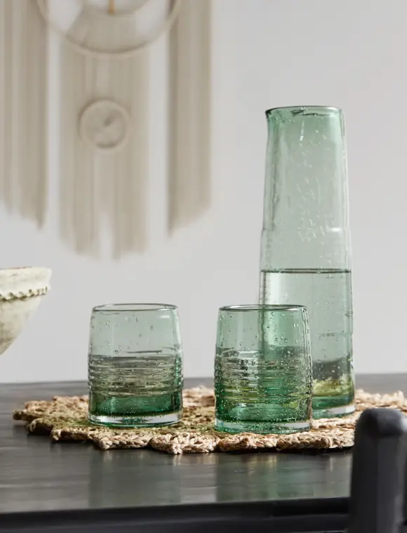 Glas und Glaskrug von Nordal Meistverkauft