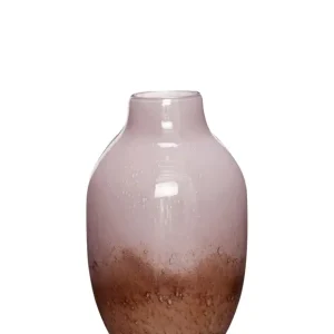 Preisreduziert rosa Glasvase von HÜBSCH Interior