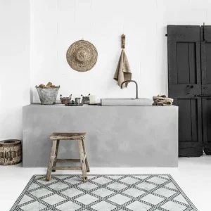 Marmor-Mosaik Vinylmatte von Beija Flor Meistverkauft