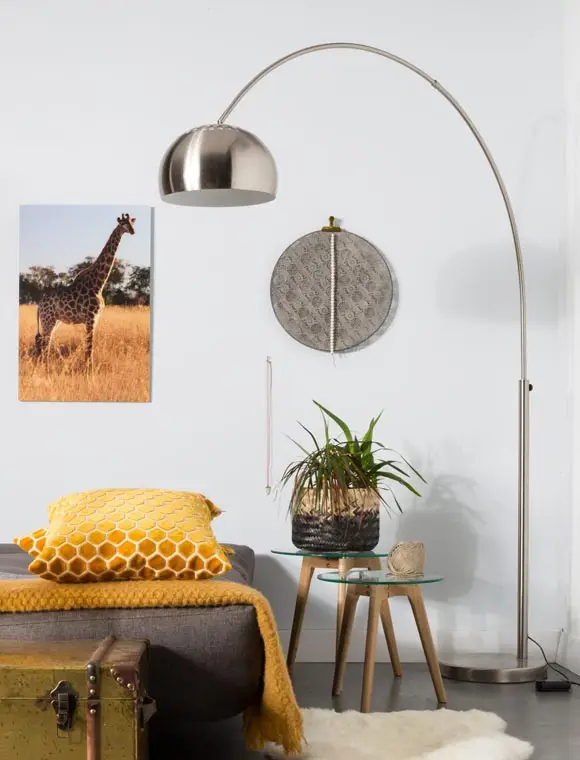Bogenlampe aus Metall von Zuiver Zertifiziert