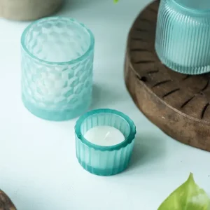 Neue Kollektion Windlicht aus gerilltem Glas von Ib Laursen