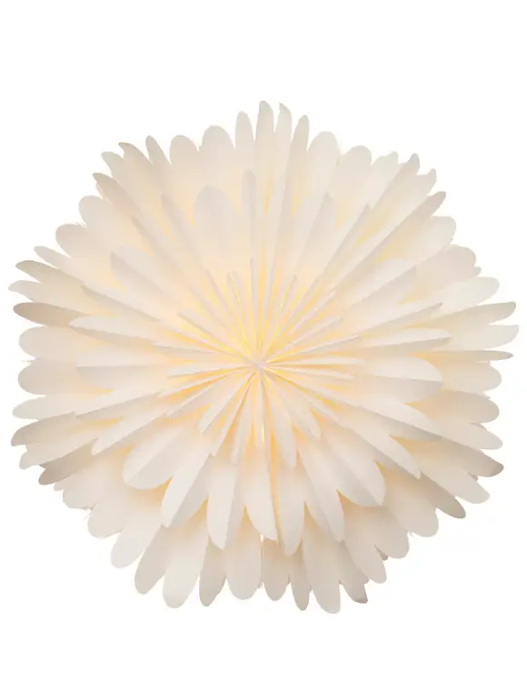 Papierstern weiß von Bungalow Knallerangebot