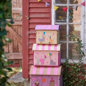 Nur Heute Spielzeugkörbe Pink Party rice