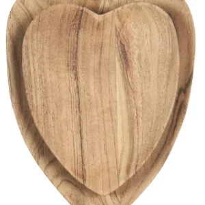 Rabatt 2er Set Herzschalen aus Holz von Ib Laursen