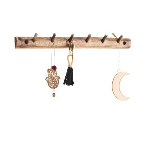 Hakenleiste aus Mangoholz von Madam Stoltz Begrenztes Angebot