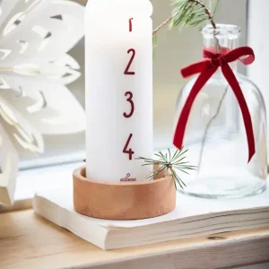 Top-Preis Adventskerze, weiß,Zahlen 1-4 v. Ib Laursen