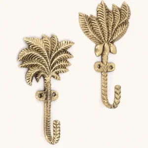 Rabatt 2er Set Wandhaken, Palmen von Doing Goods