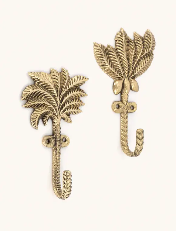 Rabatt 2er Set Wandhaken, Palmen von Doing Goods