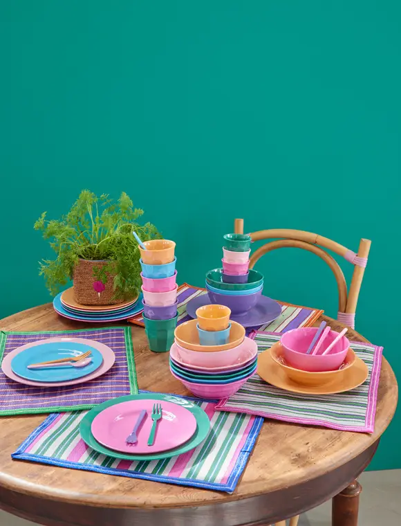 Platzset gestreift von rice Begrenztes Angebot