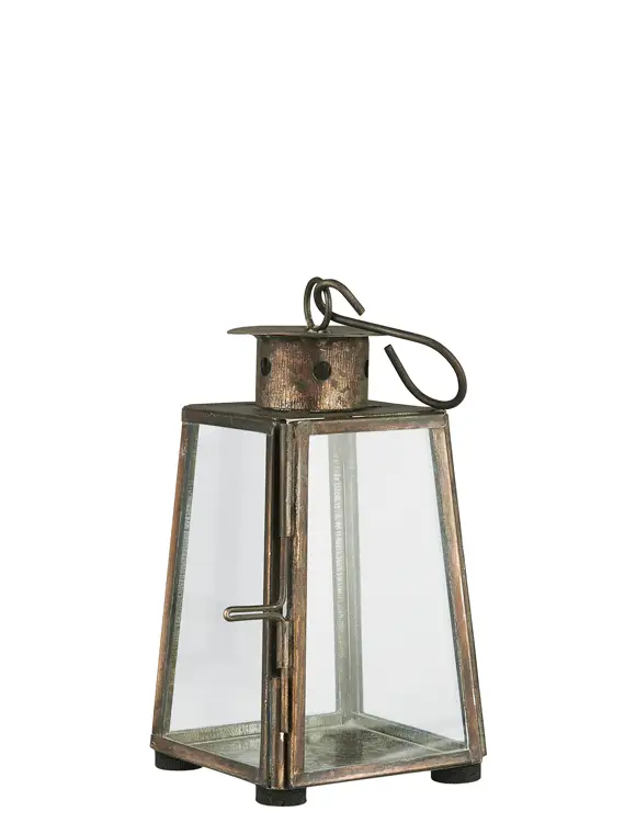 Mini Laterne, 12x6x6 cm aus Metall v.Ib Laursen Saisonangebot