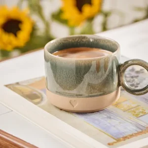 Tasse Heart aus Ton, 290 ml von Ib Laursen Finale Aktion