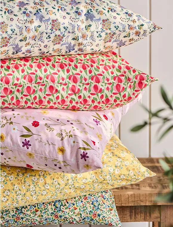 Kissenbezug 60x60 mit Blumen von Ib Laursen Kracherpreis