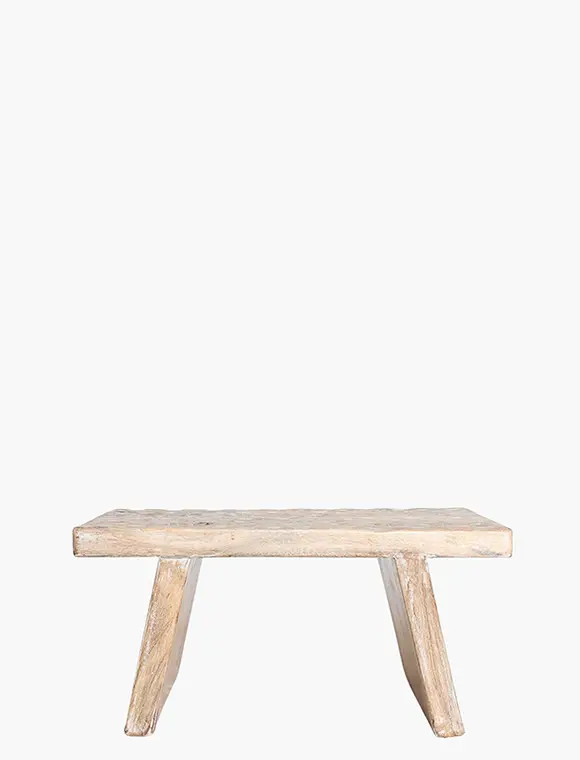 Hocker gemeißelte Platte von Raw Materials Neu