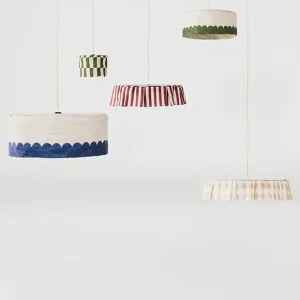 Neue Kollektion Lampenschirm Vibes Ø40, Leinen v. Nobodinoz