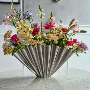 Vase Flood, silber von house doctor Knallerangebot
