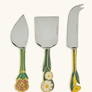 Angebot 3er Set Käsemesser Posy Cheese Doing Goods