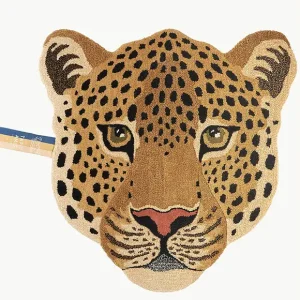 großer Teppich Tierkopf Leopard, Doing Goods Wochenendangebot