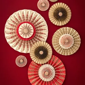 Papier Rosette von Bungalow Solange Der Vorrat Reicht