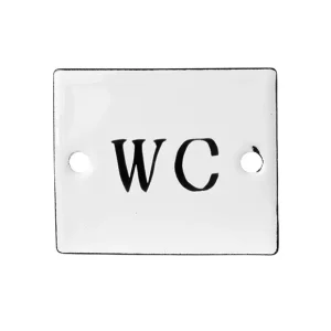 Billig Metallschild WC von Ib Laursen