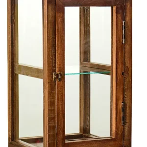 Vitrine Unika mit Glasboden, 50x28x28 cm von Ib Laursen Expressversand