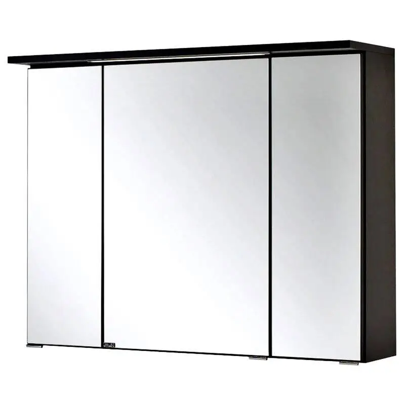 Spiegelschrank PADUA-03 / FLORIDO-03 graphitgrau, LED, B x H x T: 100 x 66 x 20cm Zertifiziert
