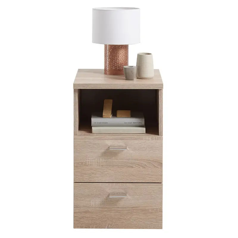Nachttisch Nachtschrank in Eiche Nb. CERNA-10, auch für Boxspringbetten geeignet, B/H/T ca. 35/61,5/39,9 cm Bestseller