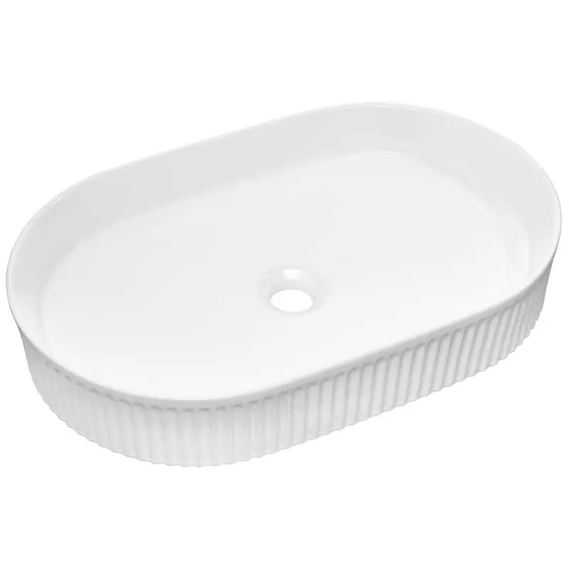 Aufsatzwaschbecken, oval, 48cm, weiß matt, BASIN-56 Sale