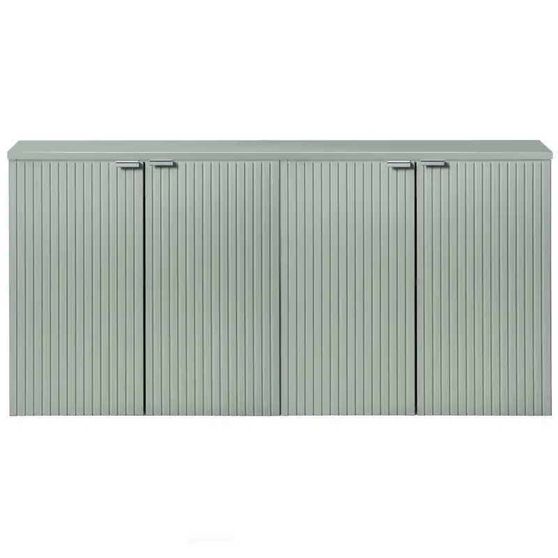 Doppel-Waschtischunterschrank 120cm, grün, NEWPORT-56-GREEN Heißes Angebot
