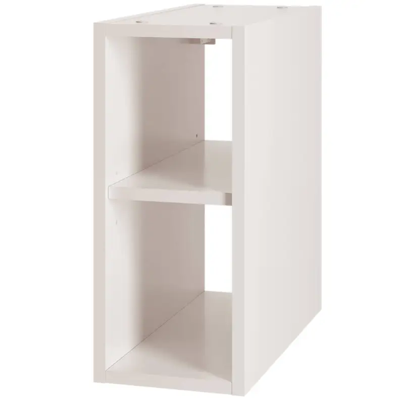 Regalunterschrank 20 cm breit weiß matt AQUINO-140 Beliebt