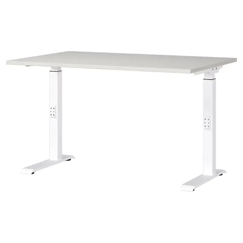 Schreibtisch, grau/weiß, DUBA-01, veschiedene Breiten Knallerangebot