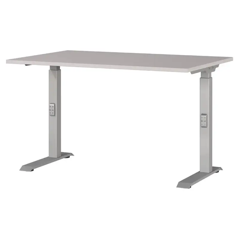 Schreibtisch, kaschmir/silber, DUBA-01, verschiedene Breiten Neu Im Sortiment