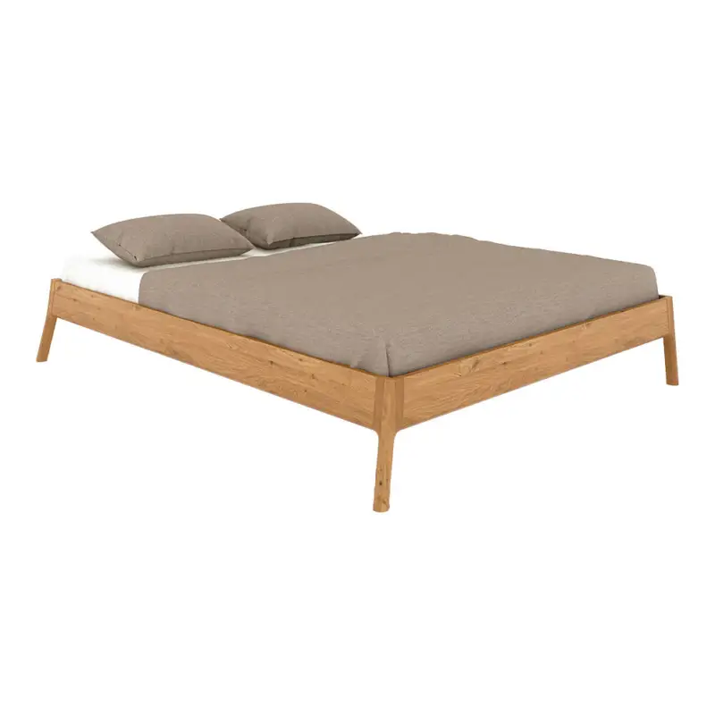 Abverkauf Einzelbett 80x210cm, Wildeiche massiv geölt, THORNBURY-165