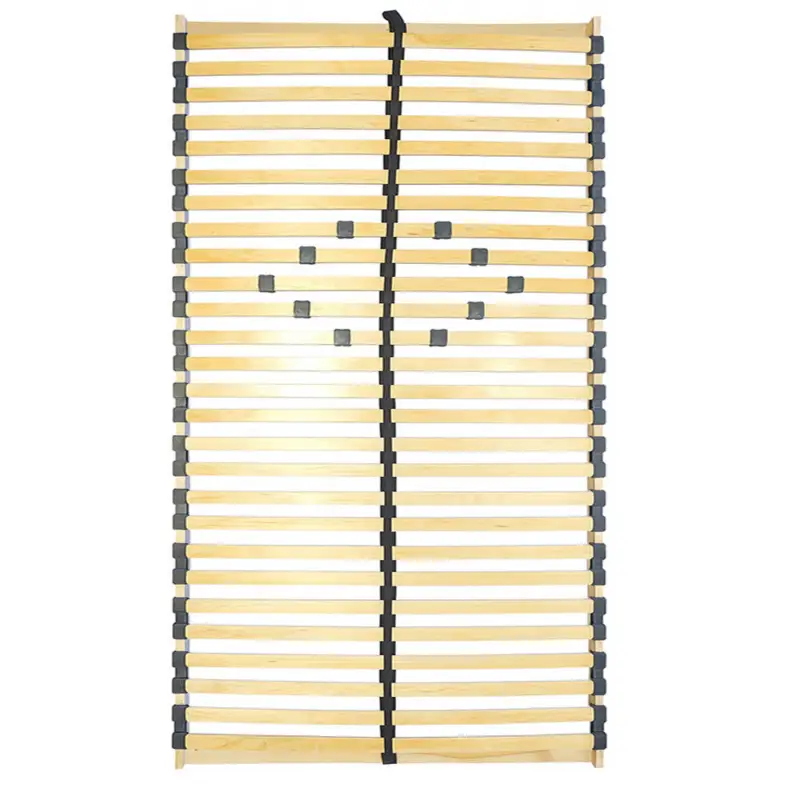 Lattenrost 100x200 cm mit 28 Federholzleisten, Mittelgurt & verstellbarer Komfortzone NAIROBI-200 Jetzt Kaufen