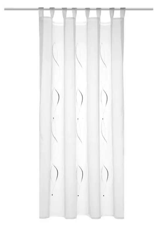 Schlaufenschal Swing Weiß/Anthrazit 170x140cm Beliebt