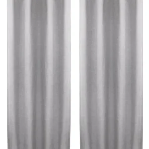 Jetzt Bestellen 2er Set - Ösenvorhang Pia Melangeoptik Silber