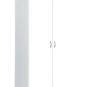 Wäscheschrank Base Weiß Nachbildung ca. 80 x 170 x 42 cm Schnäppchen