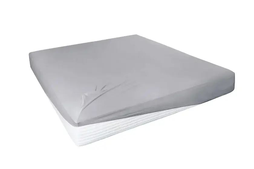 Letzte Chance Vario Spannbetttuch Stretch Elasthan-Feinjersey 180-200 x 200-220 cm granit