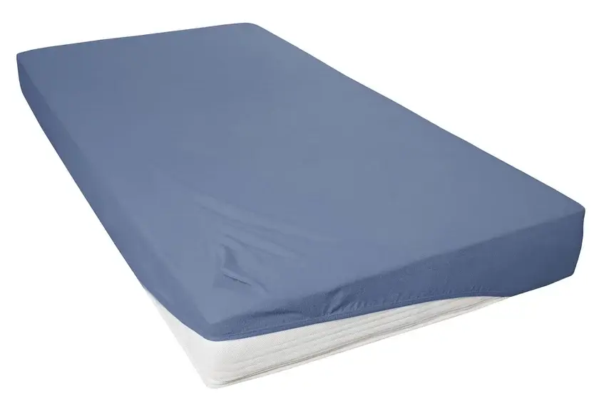 Schneller Versand Vario Spannbetttuch Teddy-Flausch 70 x 140 cm blau