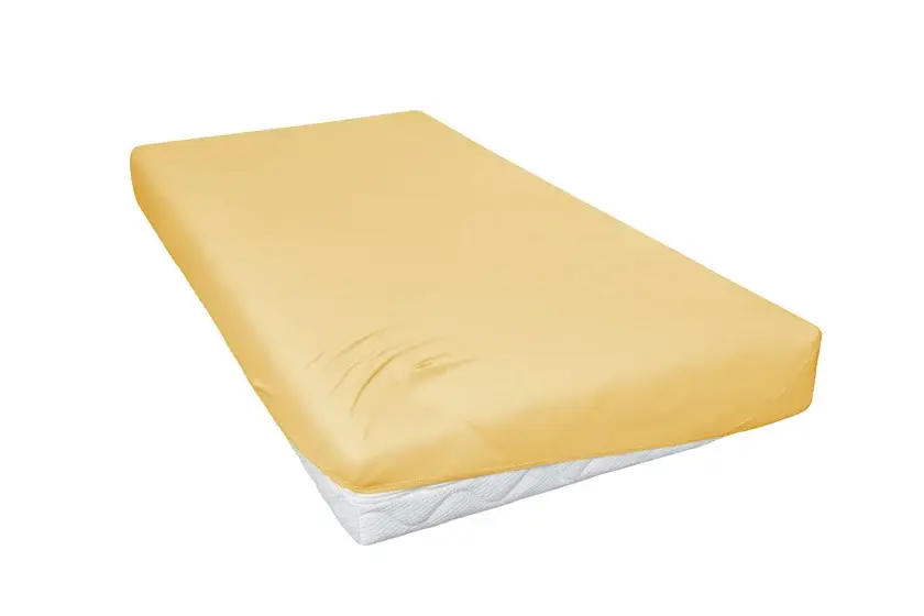 Vario Jersey-Spannbetttuch 90-100 x 200 cm senf Neue Kollektion