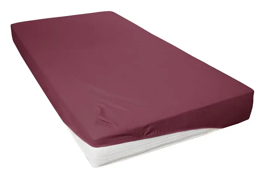 Meistverkauft Vario Spannbetttuch Teddy-Flausch 90-100 x 200 cm bordeaux