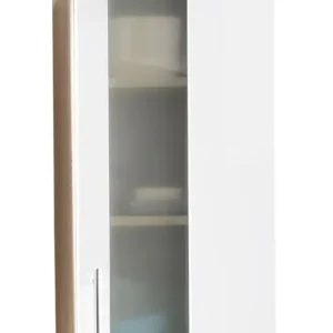 Hängeschrank Porto Weiß/Eiche sägerau Nachnbildung ca. 33 x 70 x 21 cm Top-Preis