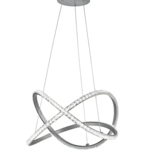 Jetzt Bestellen LED Pendelleuchte Rubin grau 50cm 150cm Fernbedienung Farbwechsler dimmbar Nachtlicht