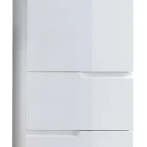 Sonderangebot Hochschrank Spice Weiß Hochglanz 40 x 134 x 32 cm