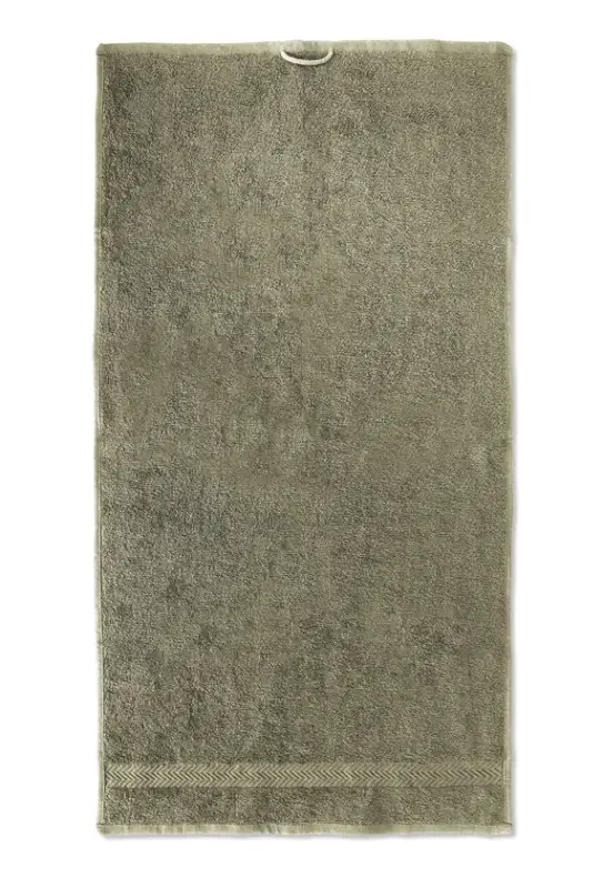 Markenware Duschtuch Frottier 70 x 140 cm olive