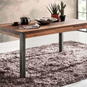Günstig Esstisch Prime Grau/Braun 160 x 77 x 90 cm