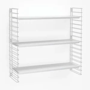 metaltex Bücherregal Tomado weiß Epoxy 70 x 68 x 21 cm Versand Am Gleichen Tag