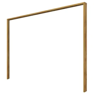Heißes Angebot Passepartoutrahmen Forest für Kleiderschrank Wildeiche Nachbildung ca. 280 x 230 x 17,5 cm