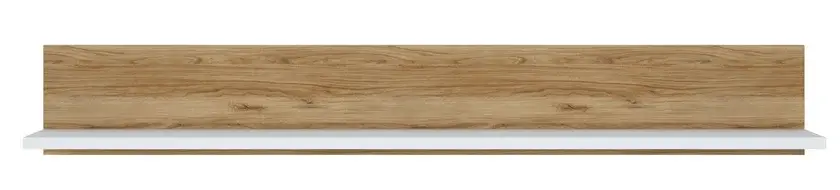 Angebot Wandboard Salinas 152,7x22x22cm Alpinweiß Catania Eiche