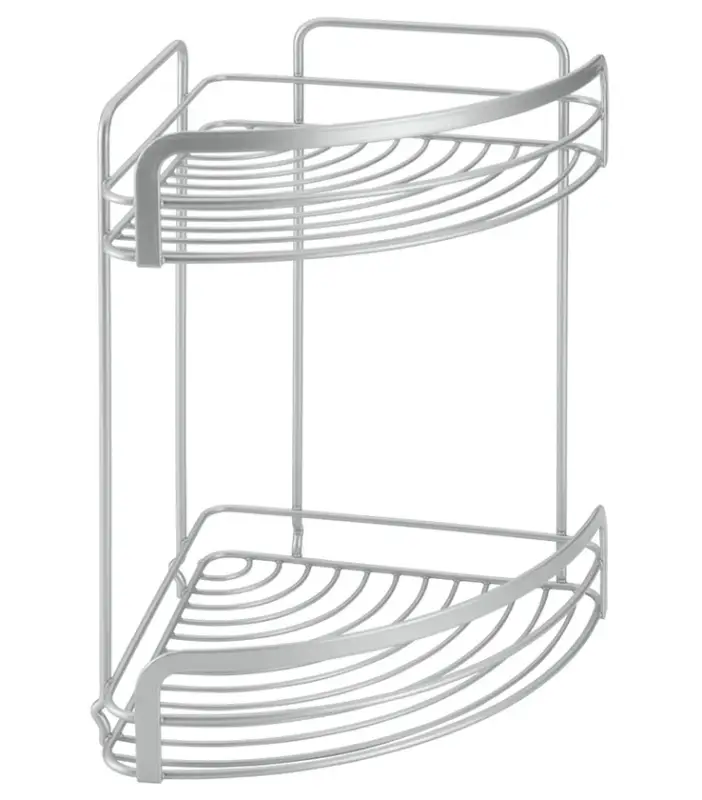 Aktuell metaltex Eckregal Viva! Line 20x30x20 cm Polytherm® silberfarbig